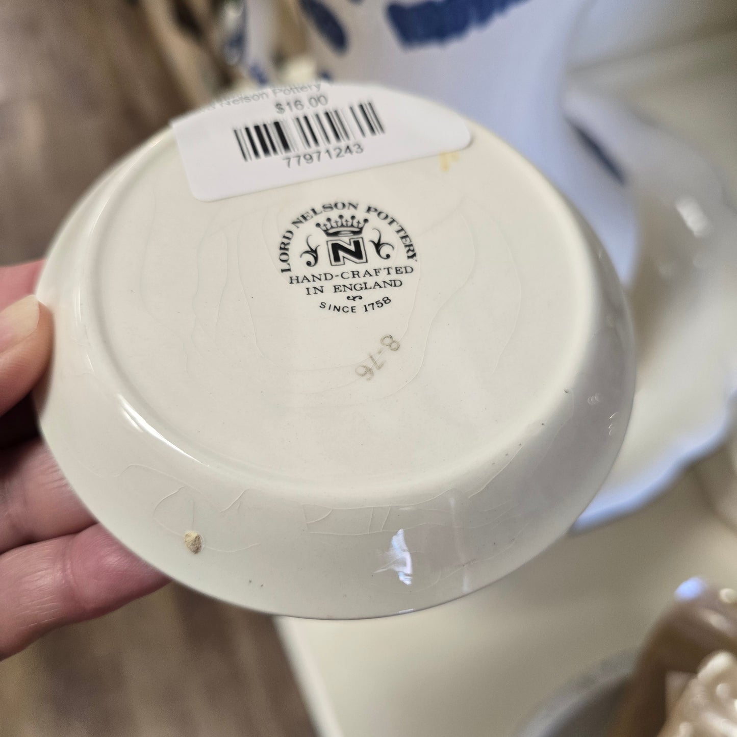 Lord Nelson Pottery Trinket Dish