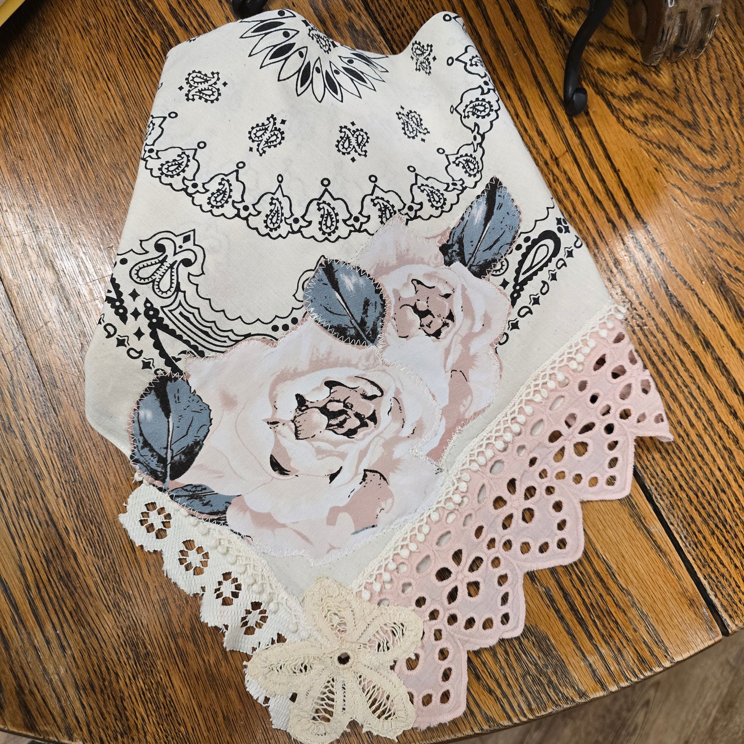 Upcycled Wild Rag Running Rose