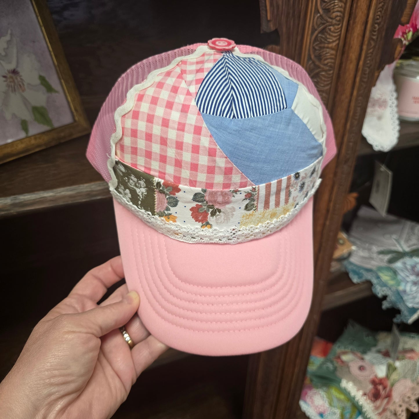Crowned for His Glory Love You to Pieces Handmade Hat