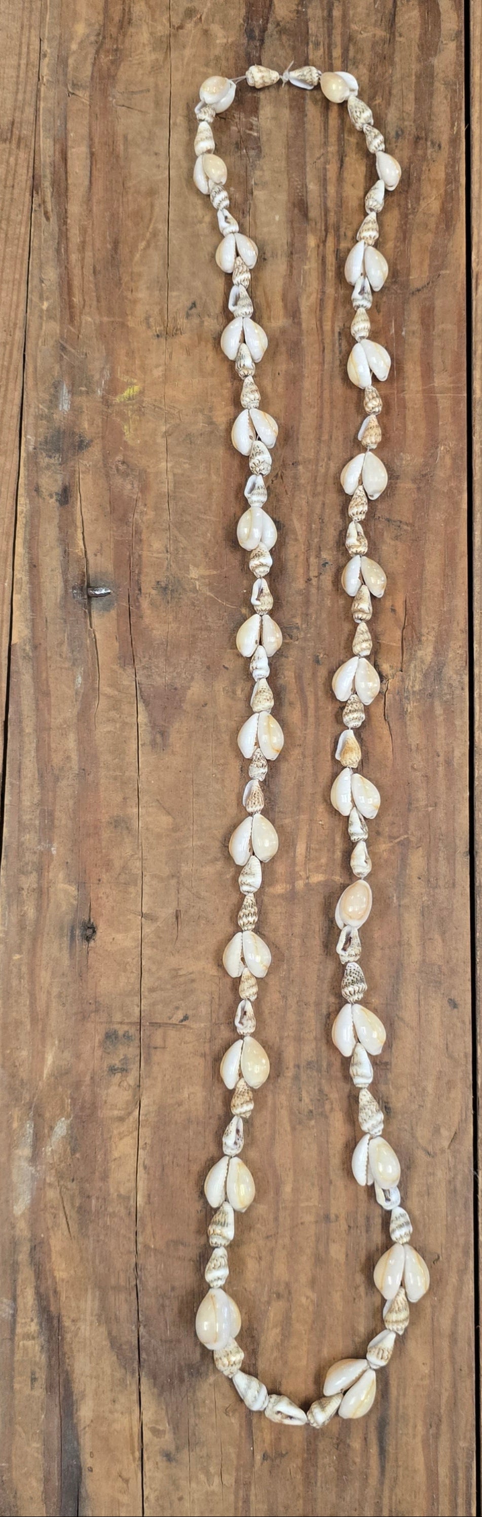 VIntage Genuine Cowrie Shell Lei Necklace #3