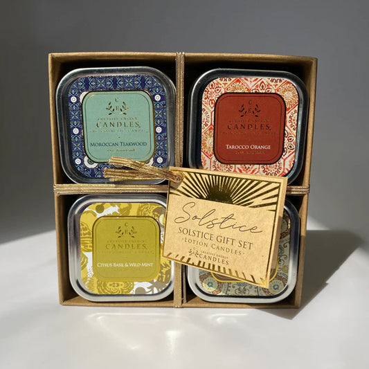 Creative Energy Solstice Gift Set | 2-in-1 Soy Lotion Candles
