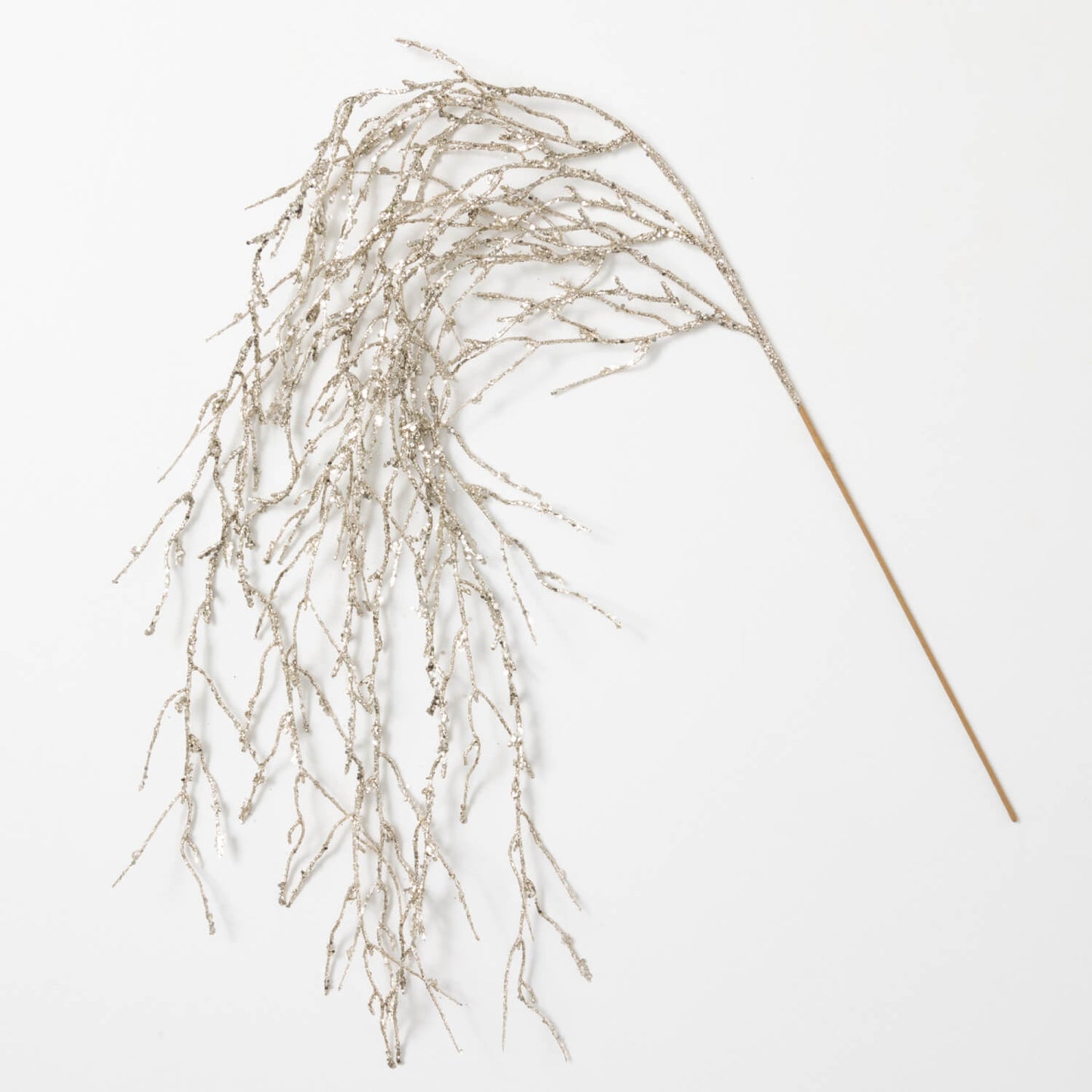 30" Frosted Hanging Twig Spray