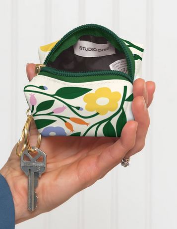 Floral Bliss Key Chain Pouch