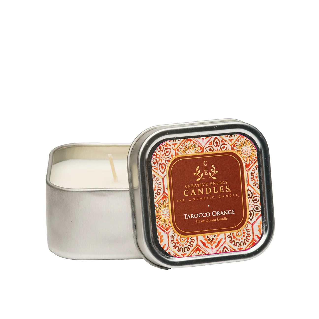 Creative Energy Tarocco Orange Soy Lotion Candle 3.5oz.