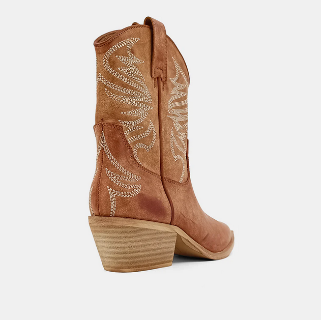 Zen Blush Western Bootie