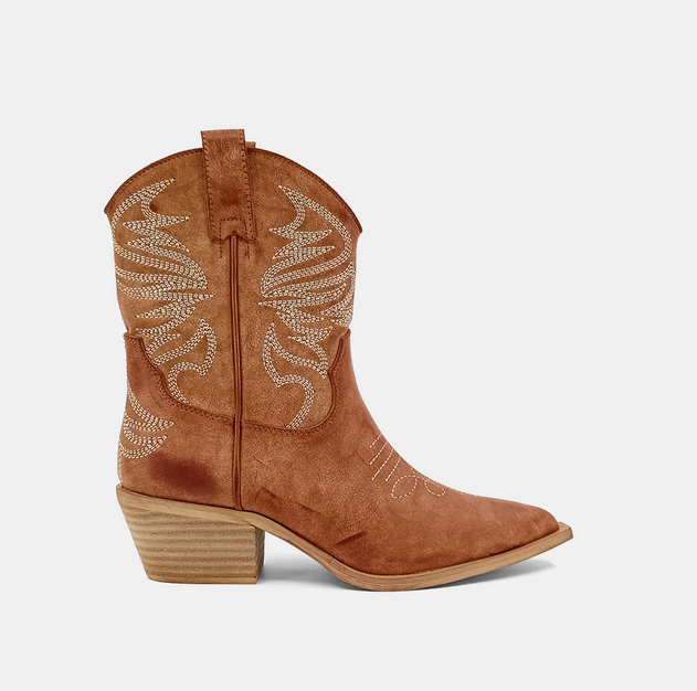 Zen Blush Western Bootie