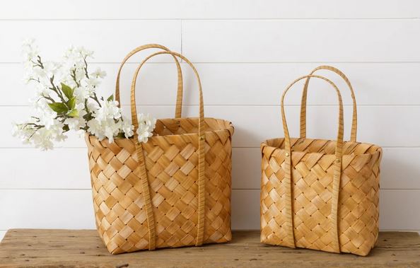 Chipwood Totes with Handles