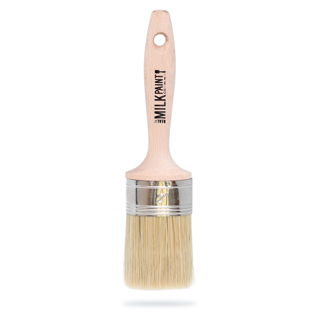 Real Milk Paint Oval Paint and Glazing Brushes