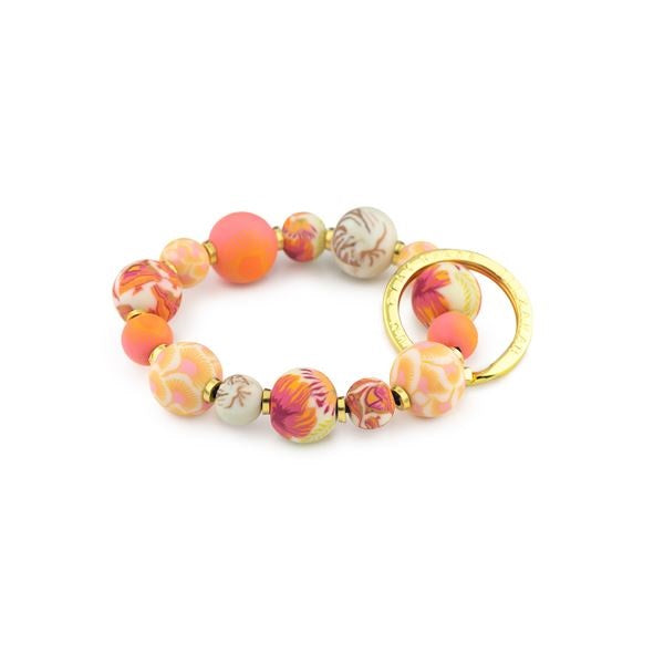 Beach Day Small Bead Keychain Wristlet (More Color Options)