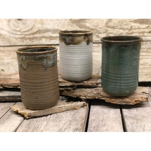 Fingerprint Pottery Utensil Holder (More Color Options)