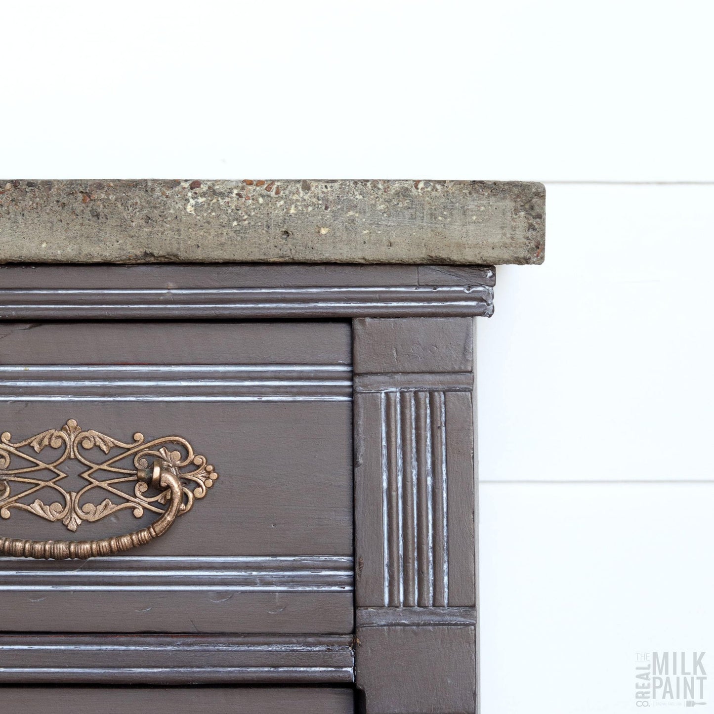Real Milk Paint Pint-Color Warm Ash
