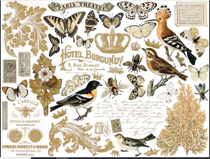 Hotel Burgundy - Color Transfer 16"x12"