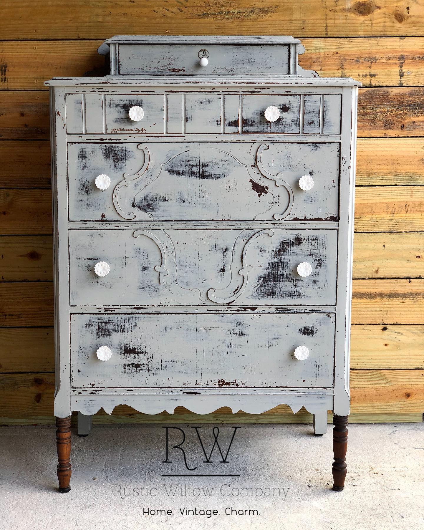 Real Milk Paint Pint-Color Riverstone