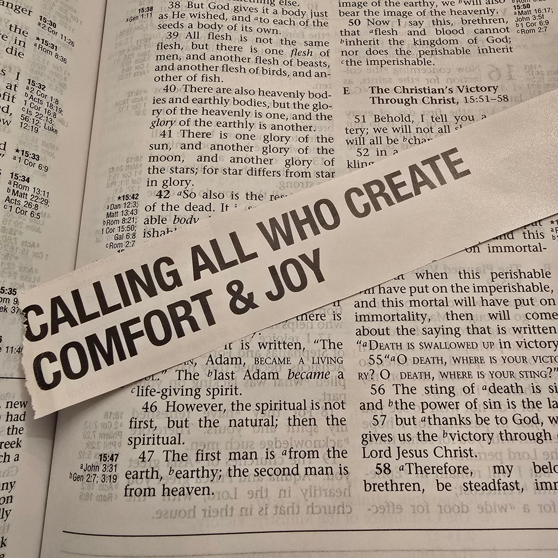 Come and Rest in Comfort and Joy