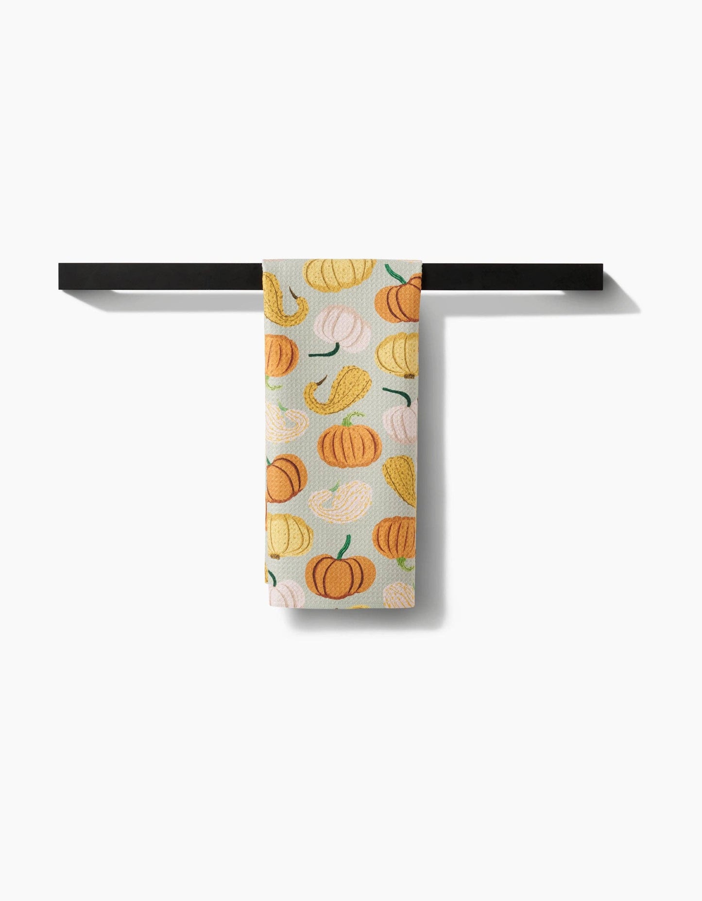 Geometry Pumpkins And Gourds Tea Towel