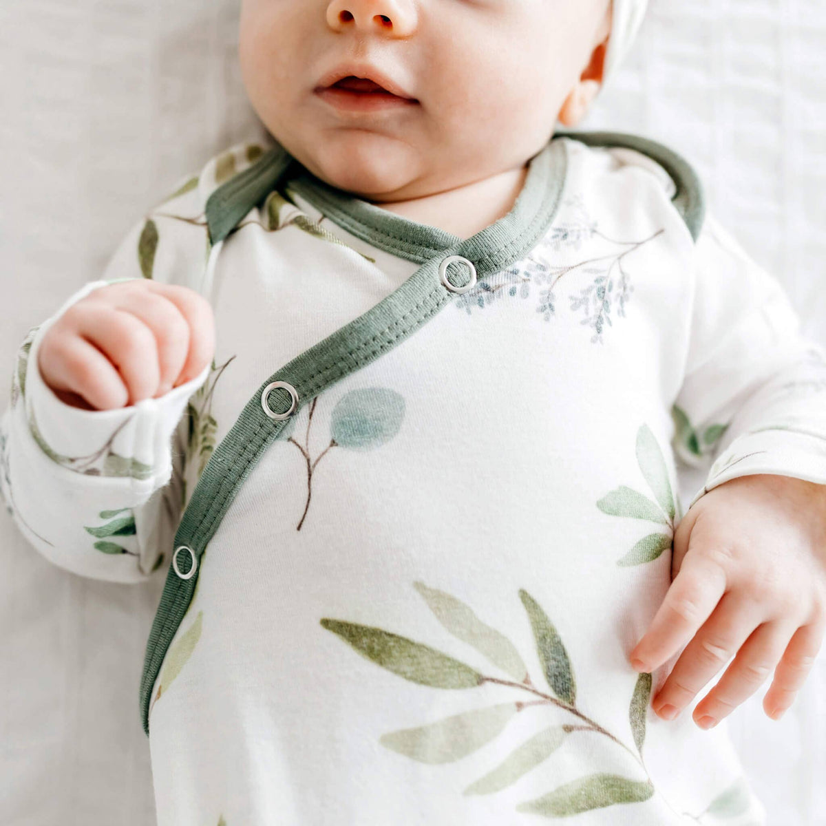 Newborn Knotted Gown - Haven