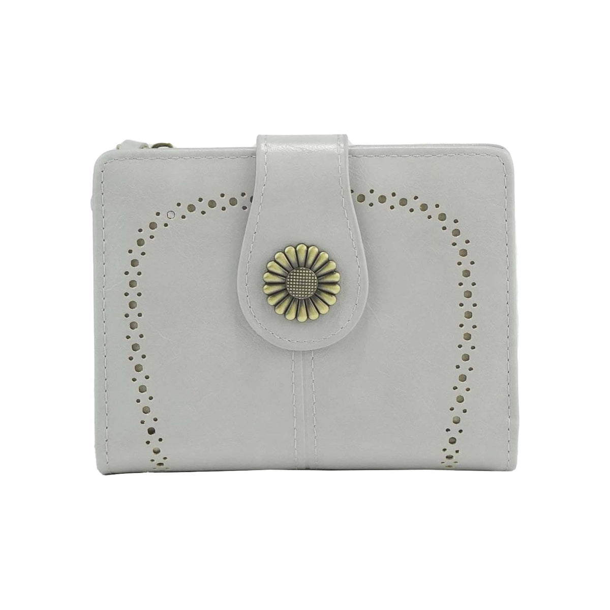 Lena Vegan Leather Laser Cut Out Detail Wallet
