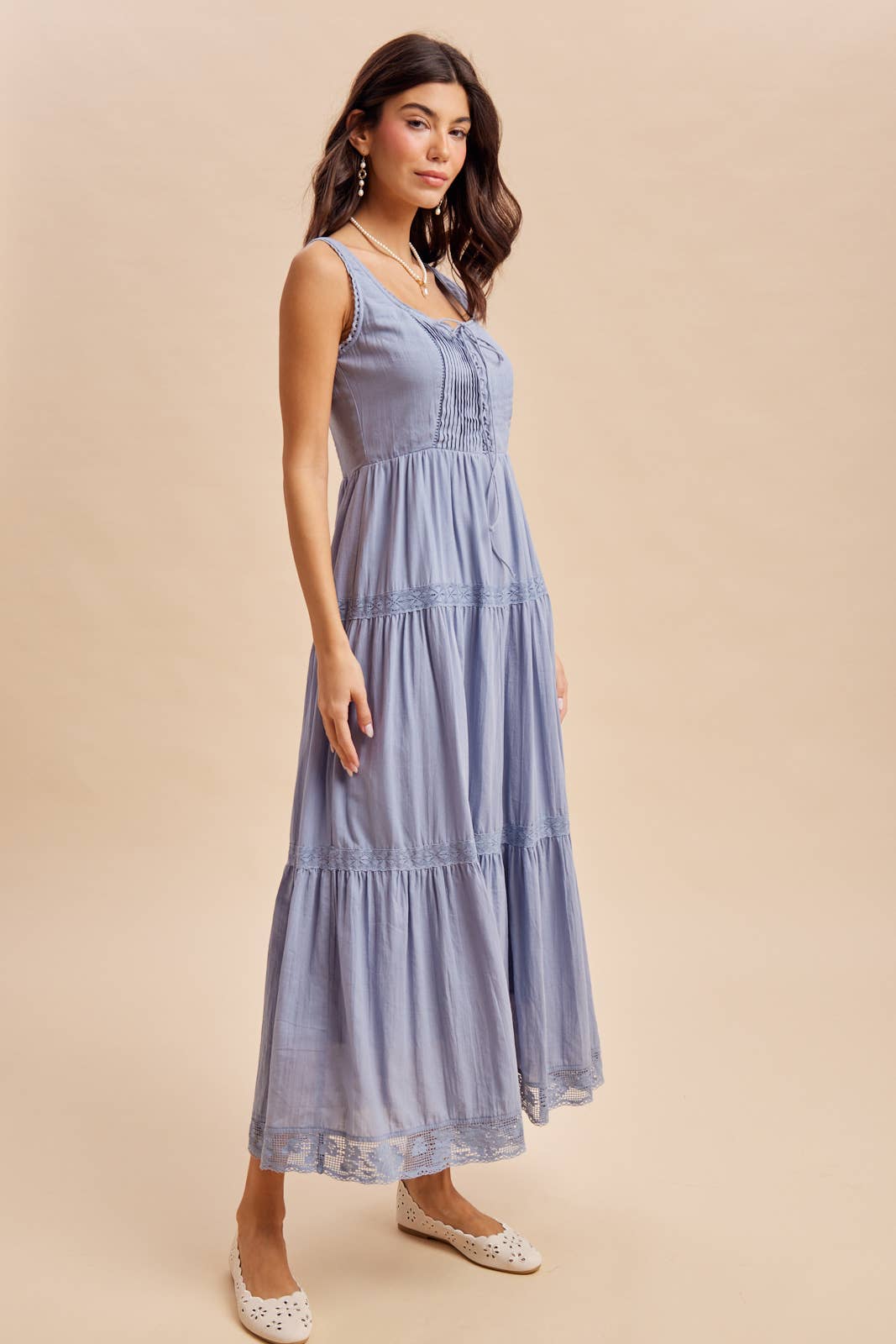 Sunny Days Cotton Sleeveless Maxi Dress (Small to Large)