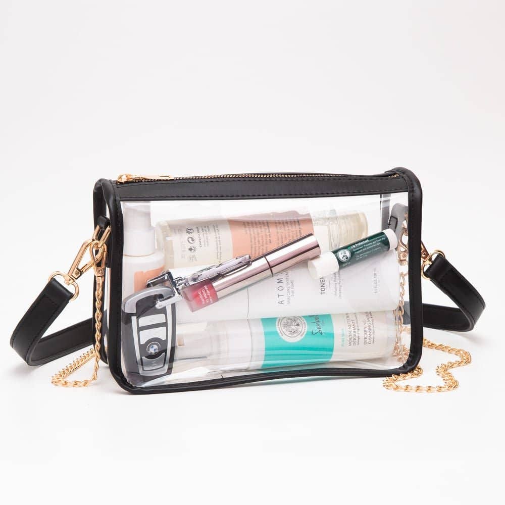 TG10614 Sophia Clear Gameday Crossbody Bag