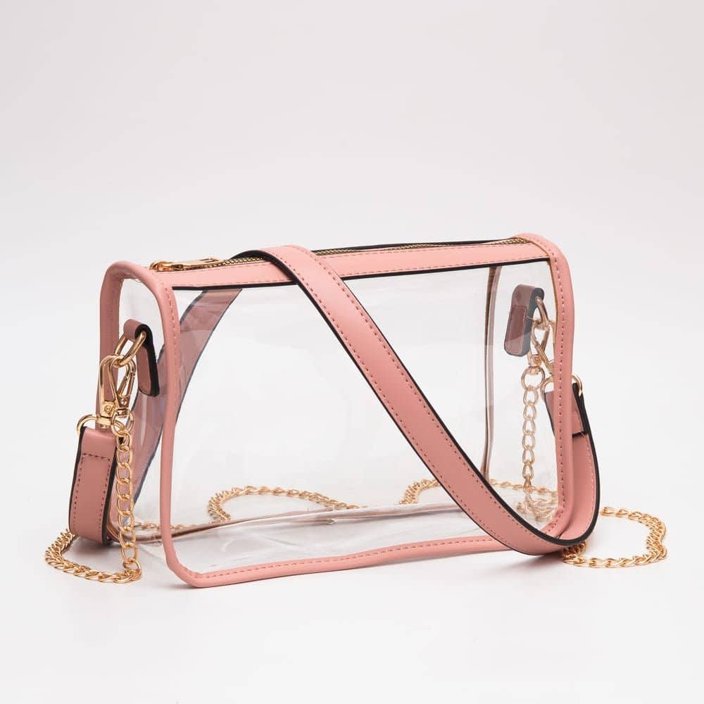 TG10614 Sophia Clear Gameday Crossbody Bag