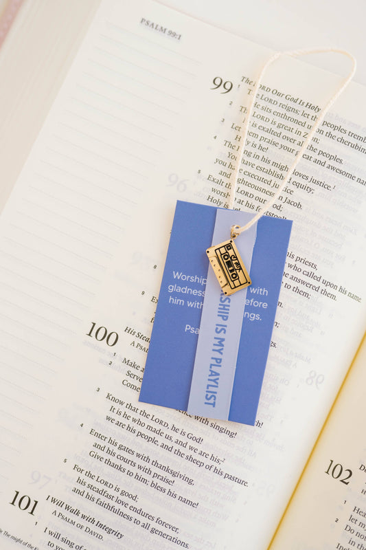 Worship Is My Playlist Charm