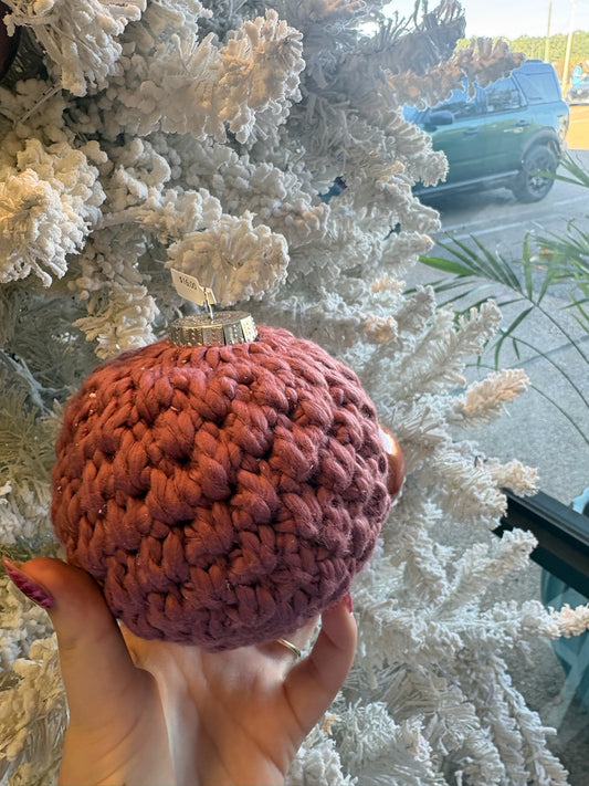 Hand Crocheted Ornaments Solid Small