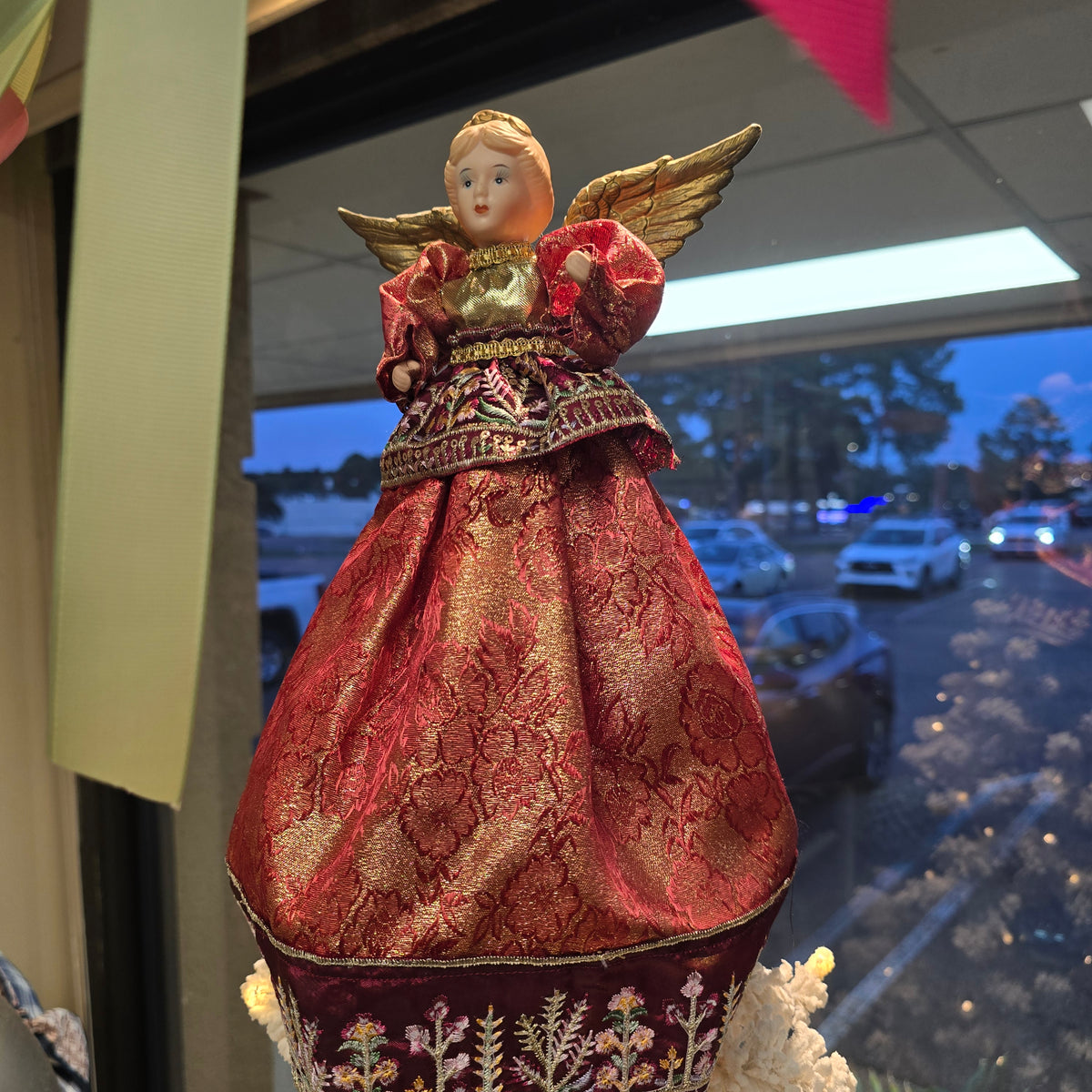 Vintage Porcelain Angel Tree Topper