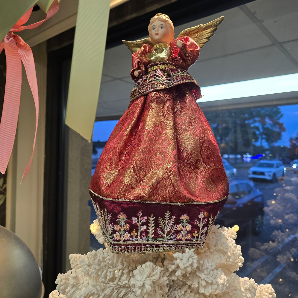 Vintage Porcelain Angel Tree Topper