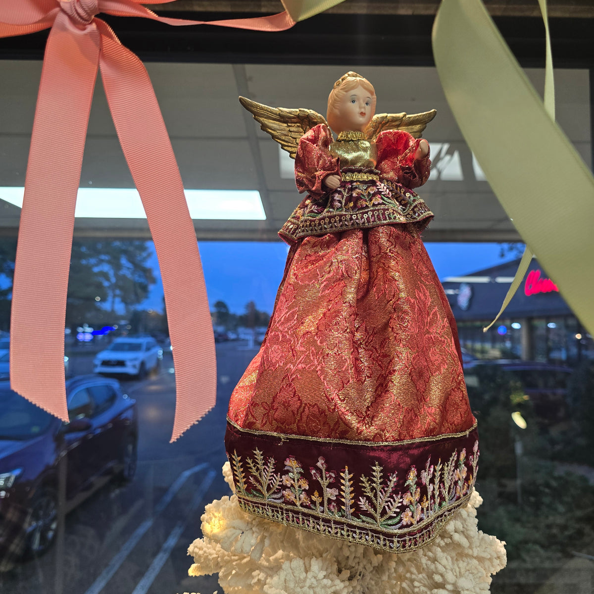 Vintage Porcelain Angel Tree Topper
