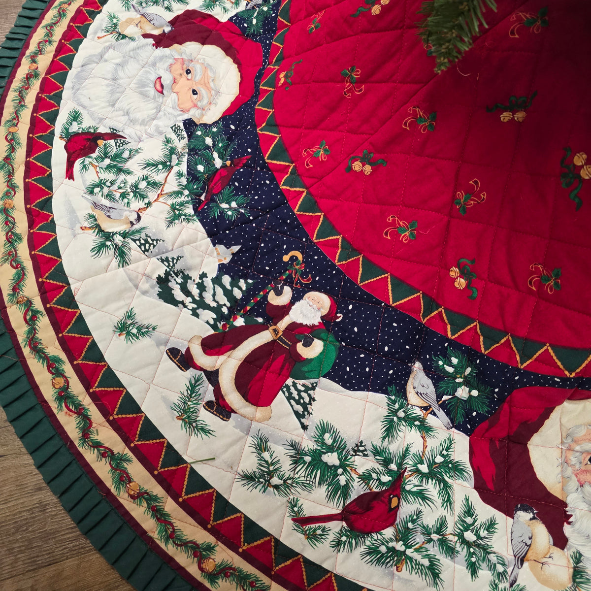 Vintage Christmas Tree Skirt