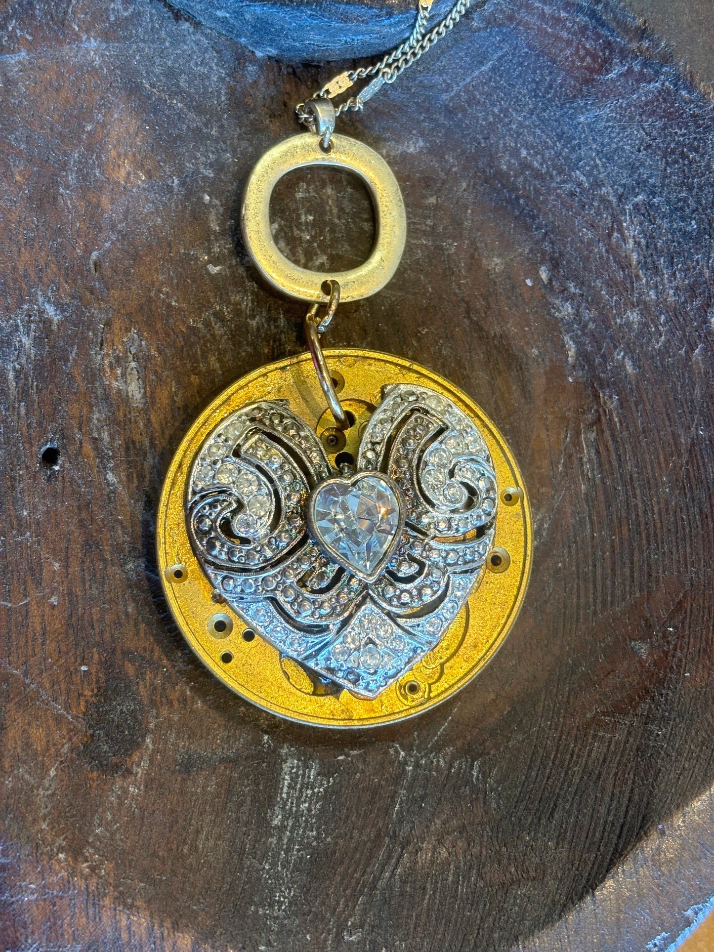 Heart of Glass Up Cycled Necklace