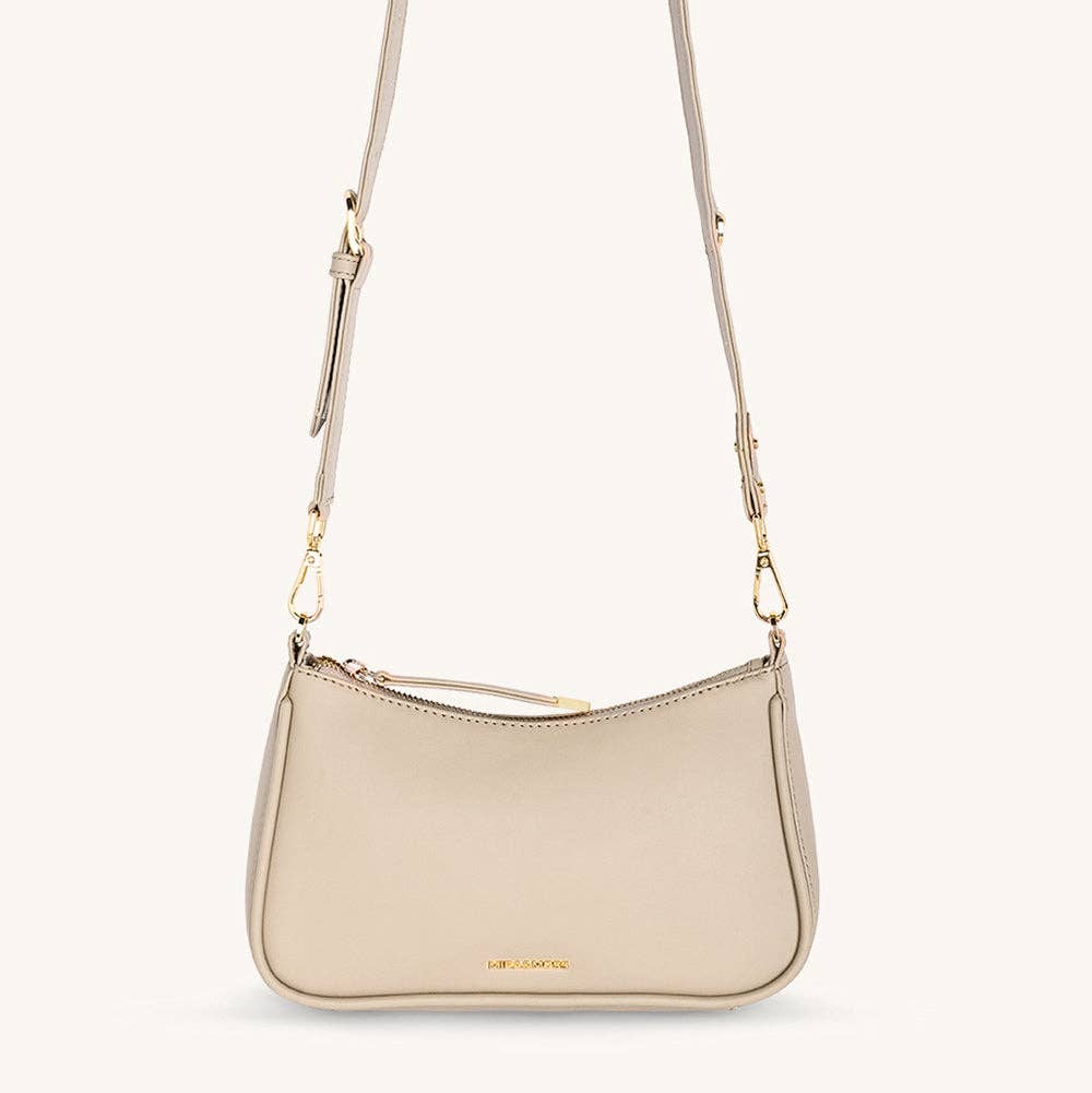 Mira & Moss Madisson Crossbody Bag - Light Taupe