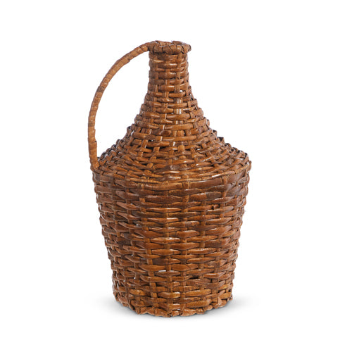 12" Woven Rattan Vase