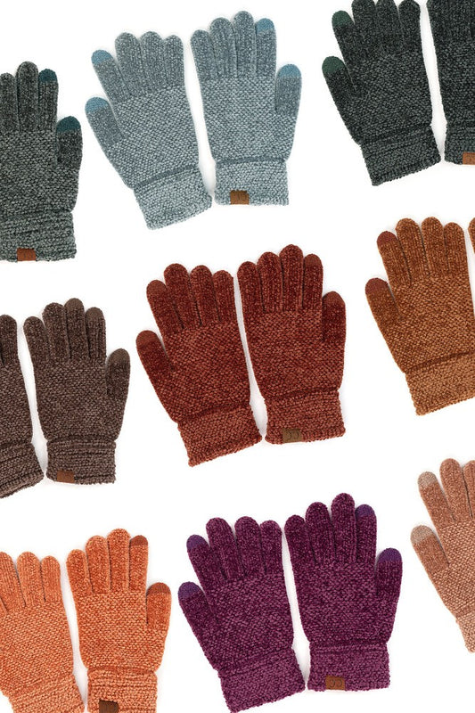 CC Chenille Gloves, 7 Colors