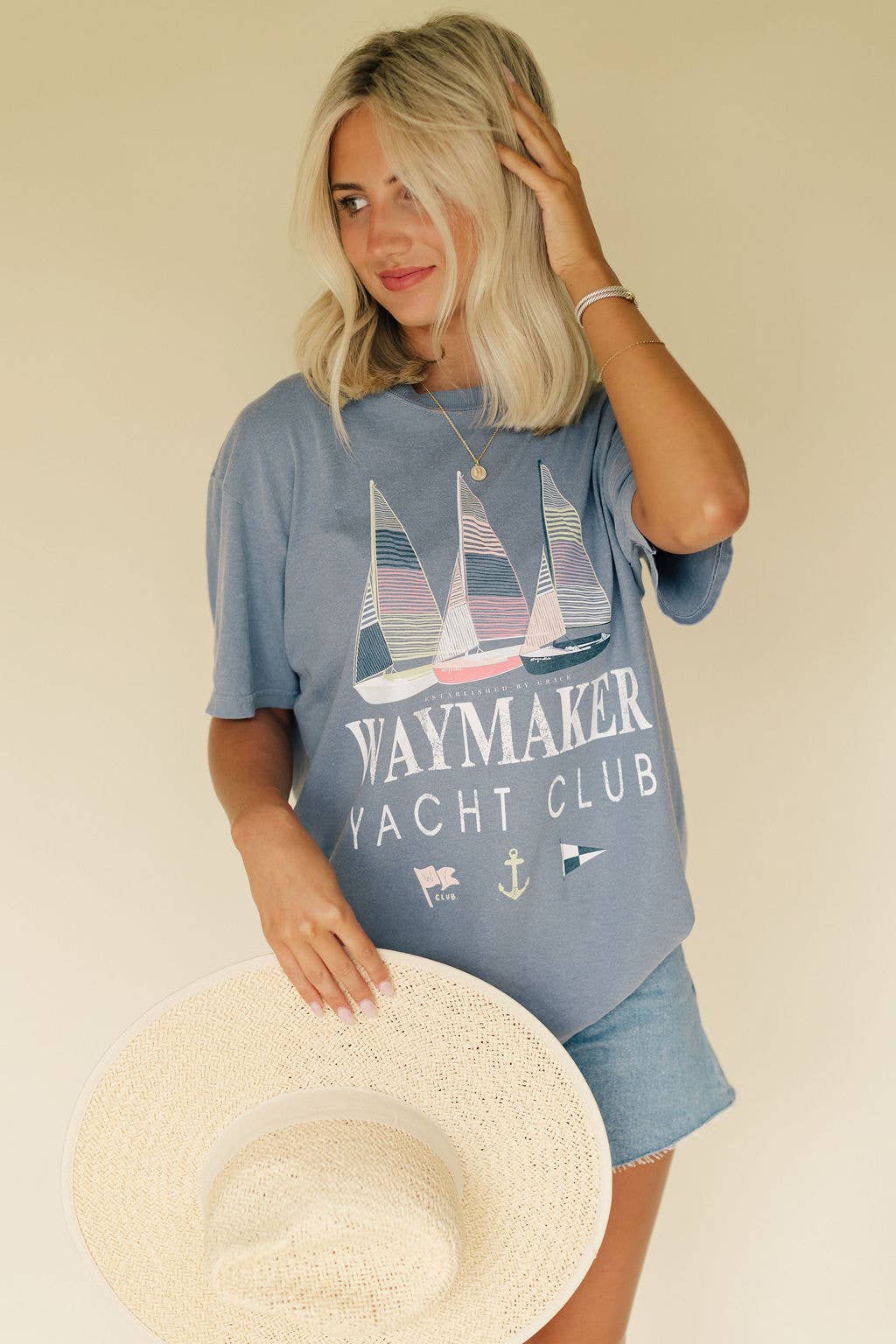 Waymaker Yacht Club Graphic Tee