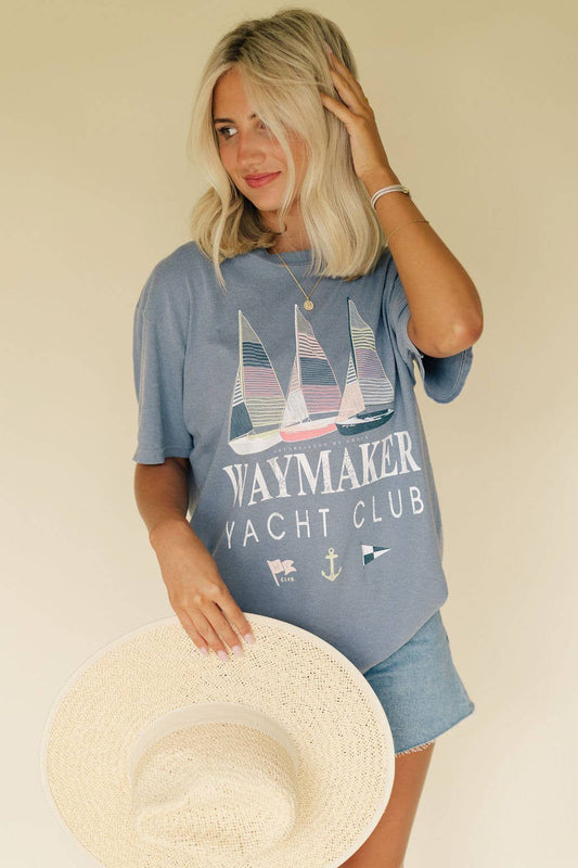 Waymaker Yacht Club Graphic Tee