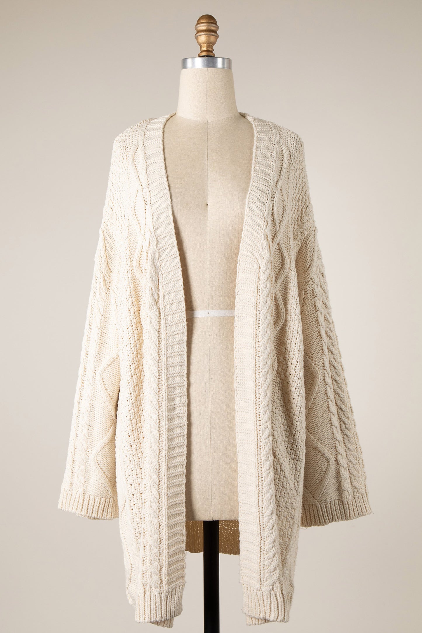 Time with Jesus Cable Knit Sweater (S/M to M/L)