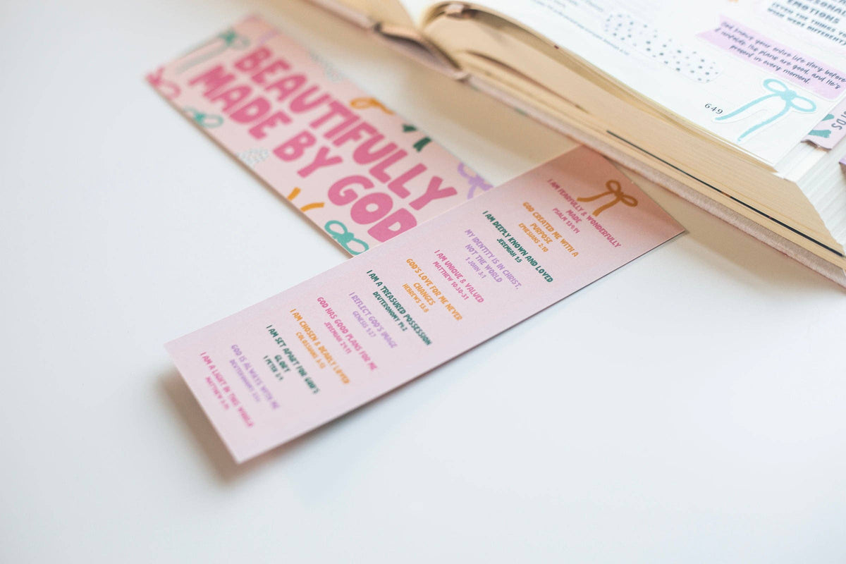 Beautifully Made By God bookmark