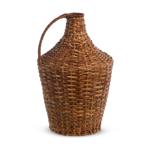 16" Woven Rattan Vase