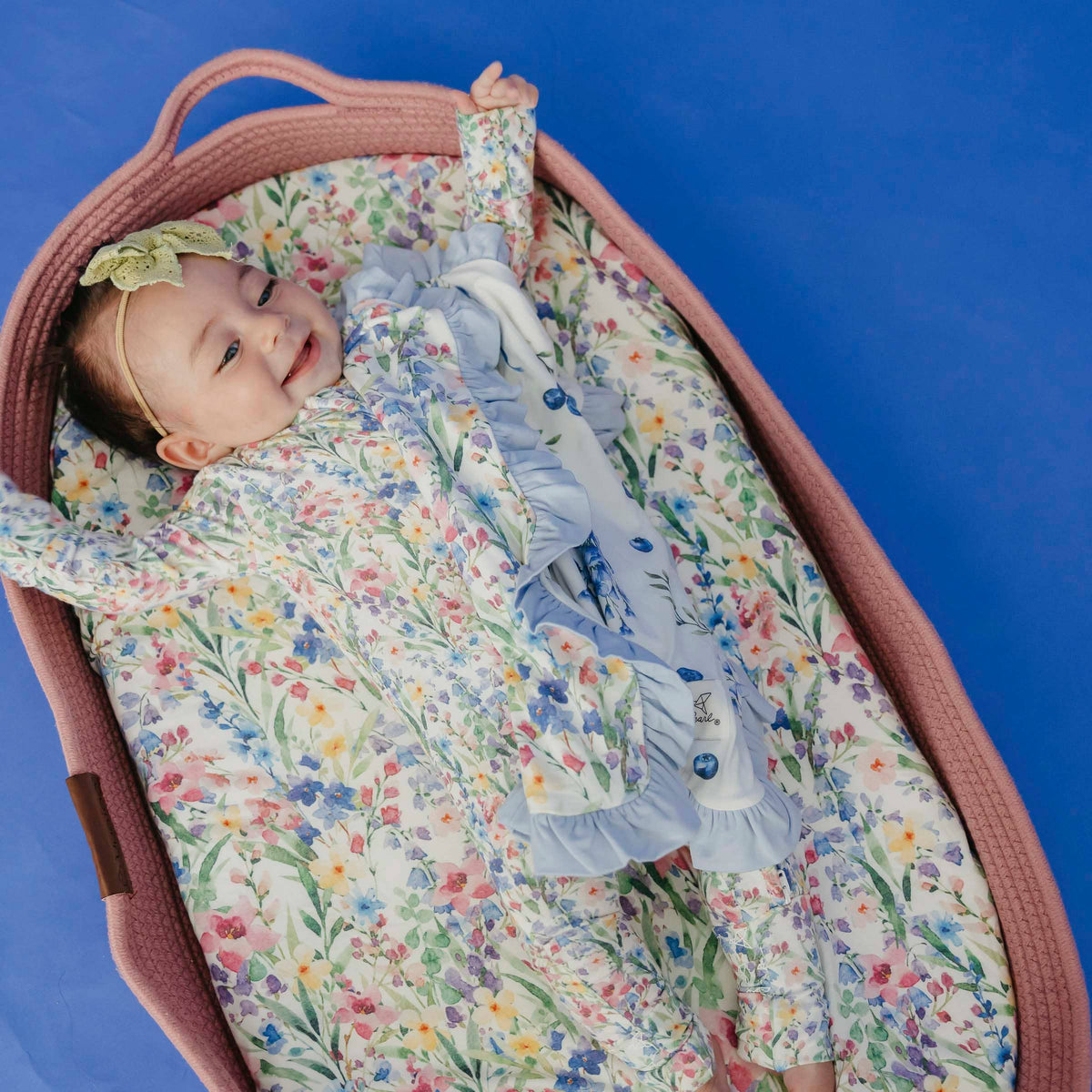 Ruffled Security Blanket Set - Catherine