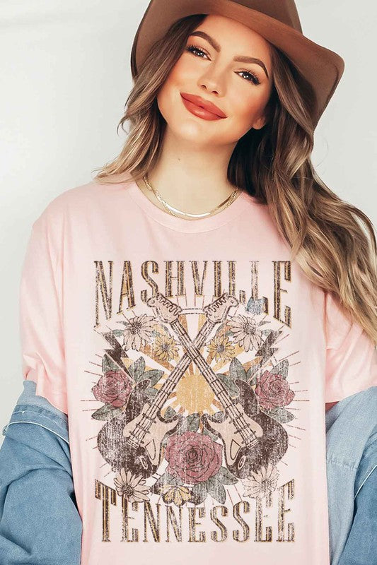 NASHVILLE TENNESSEE GRAPHIC T-SHIRT