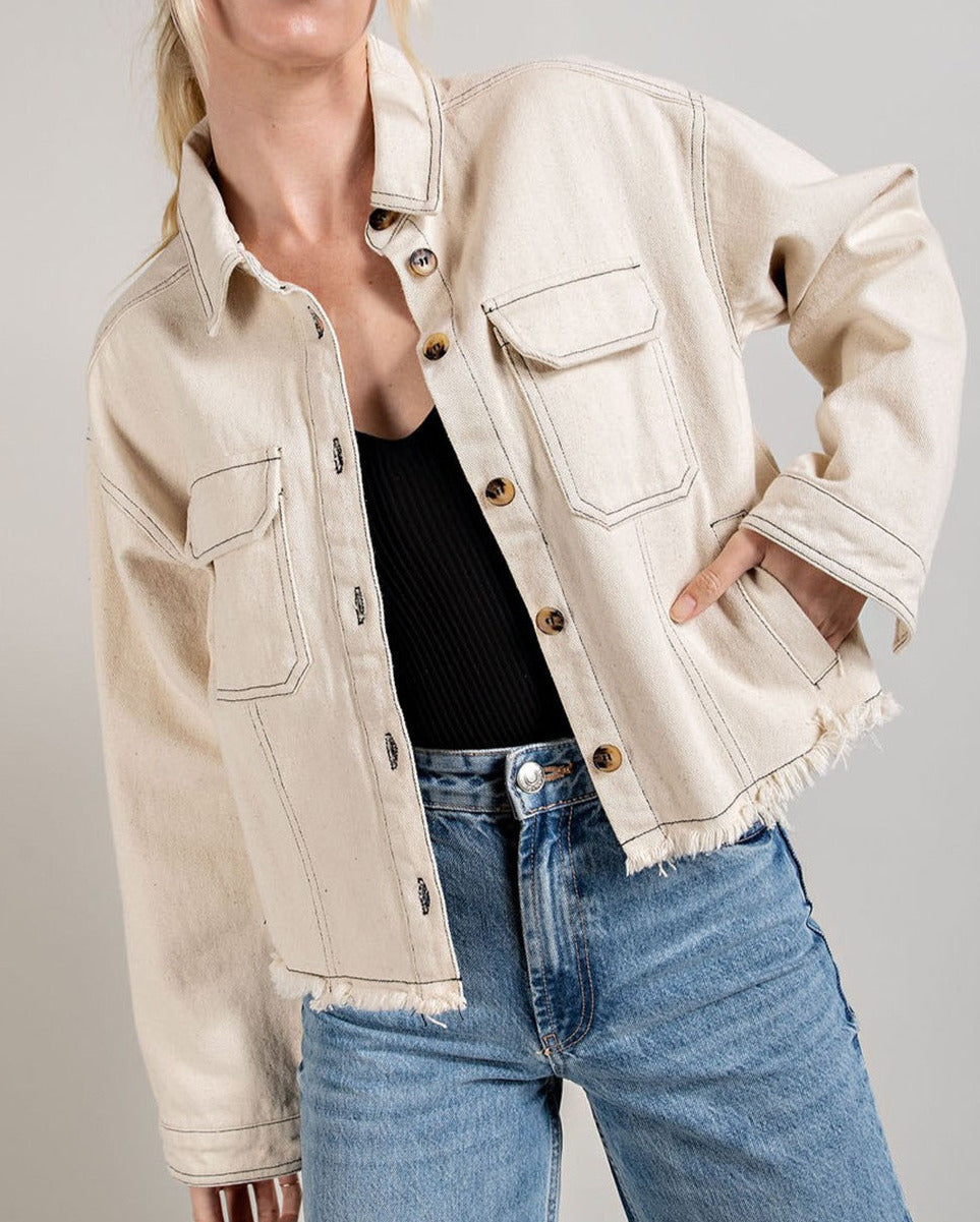 Top Notch Ivory Jacket (Small to Large)