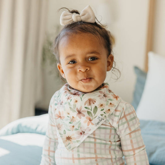 4 Pack Baby Bandana Bibs - Natalie