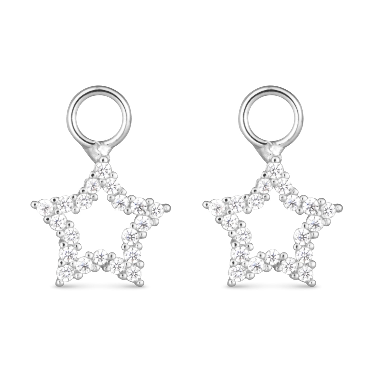 Silver Earring Charms, Multiple Styles