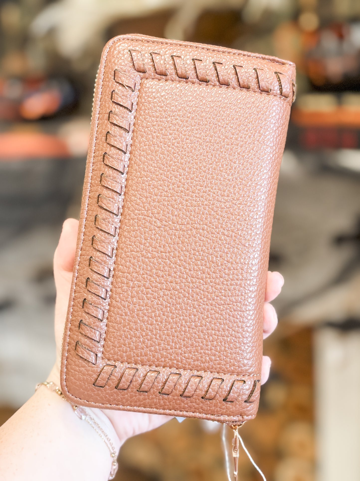 Nora Whipstitch Wallet, Multiple Color Options