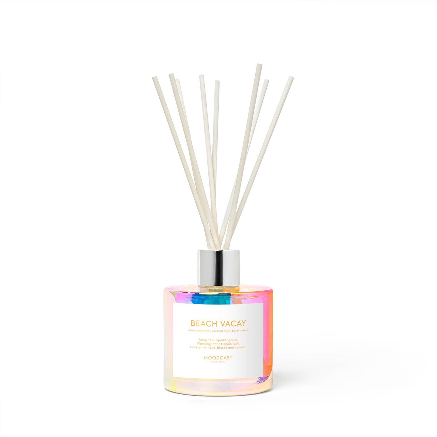 Reed Diffuser - Vibes - Beach Vacay - 3.4 oz Glass Jar