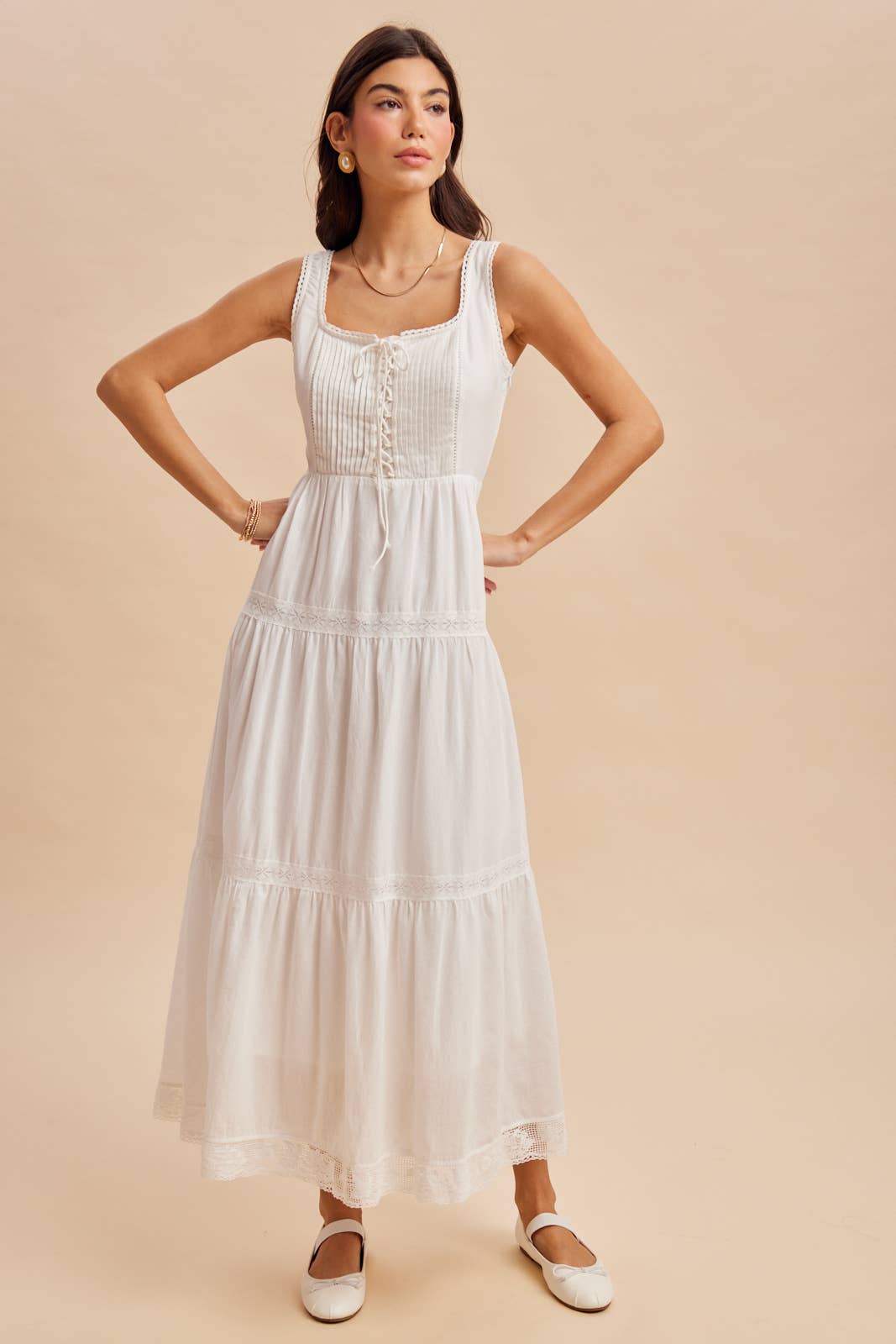 Sunny Days Cotton Sleeveless Maxi Dress (Small to Large)