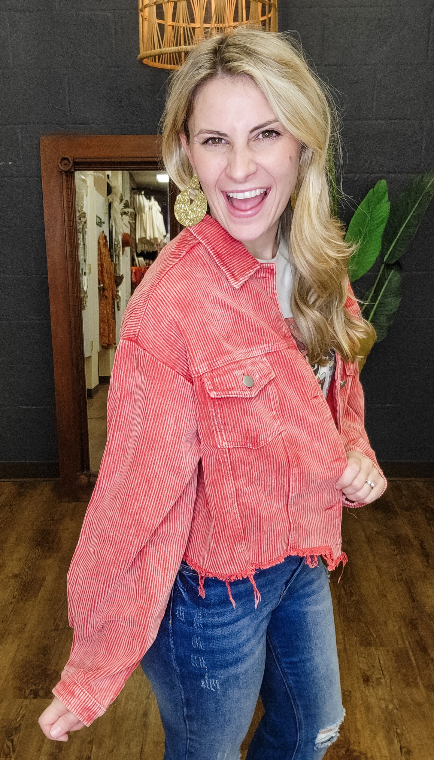 Runaway Vintage Washed Corduroy Jacket 3 Colors (Small to XL)