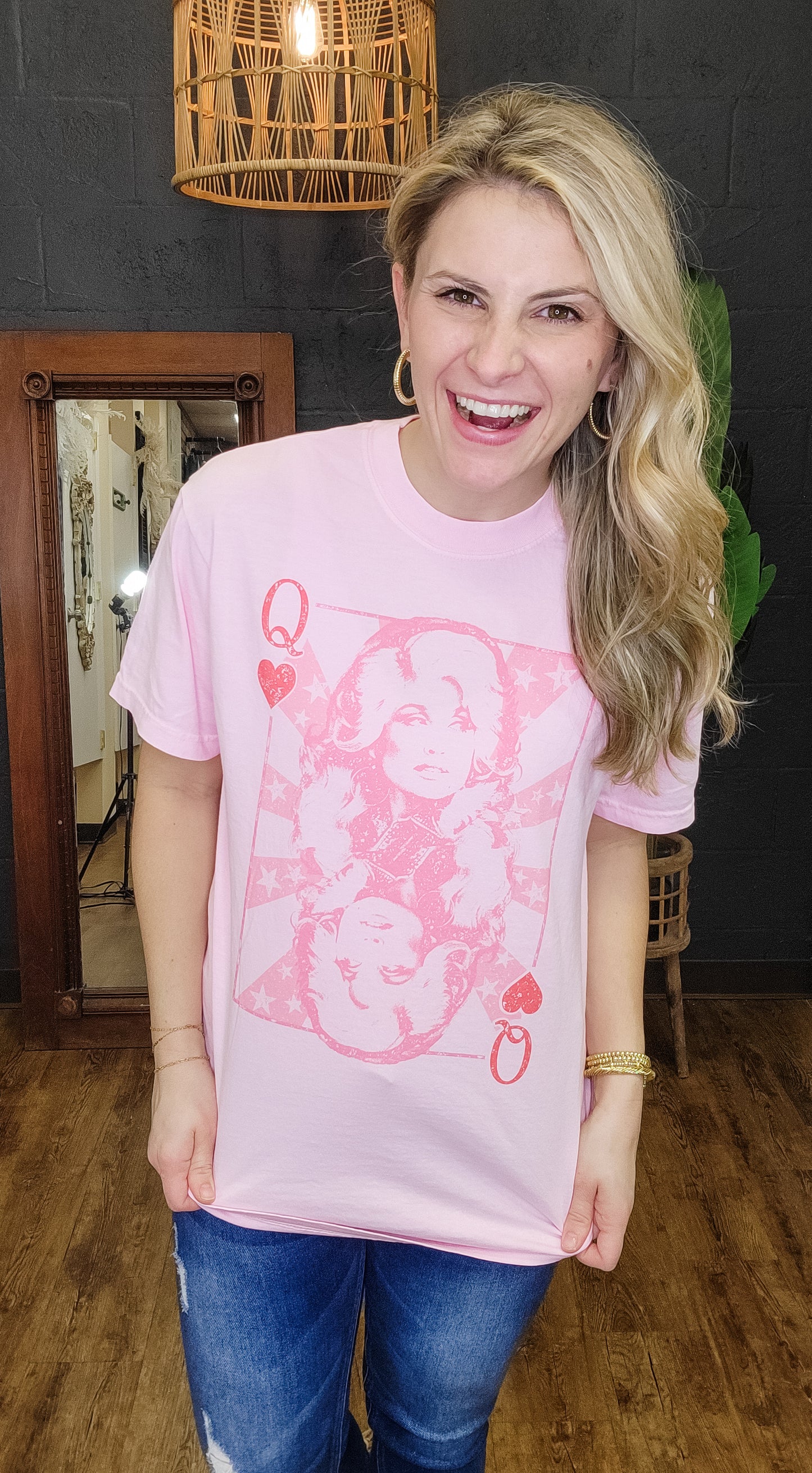 Queen of Hearts Graphic Tee (Small to XLarge)