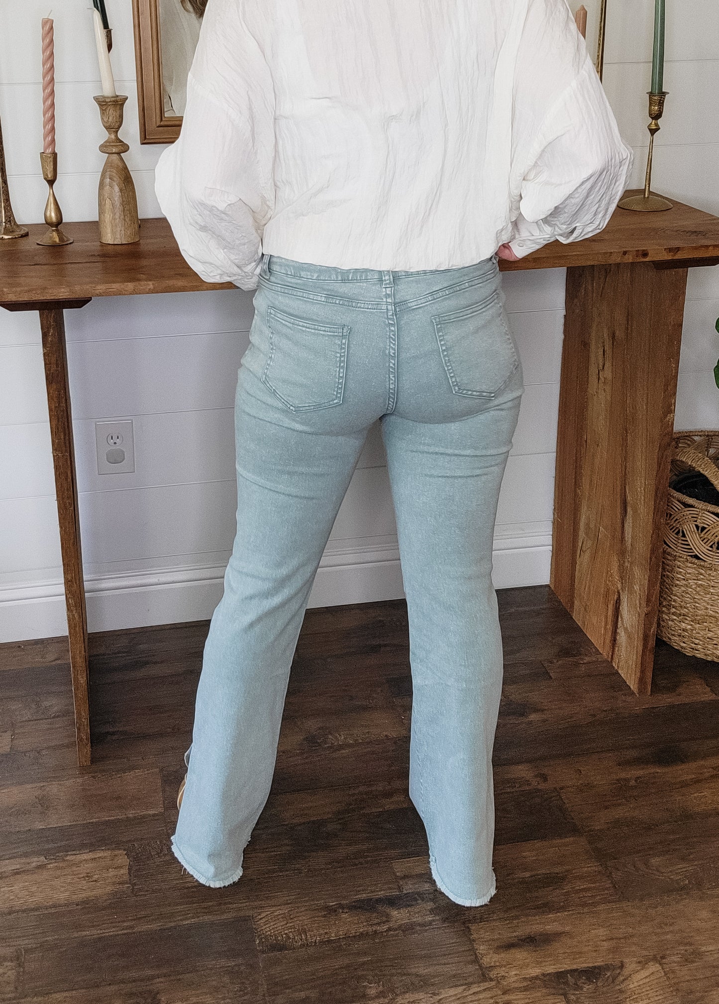 Sara's Favorite Split Hem Jeans (Small to Large)